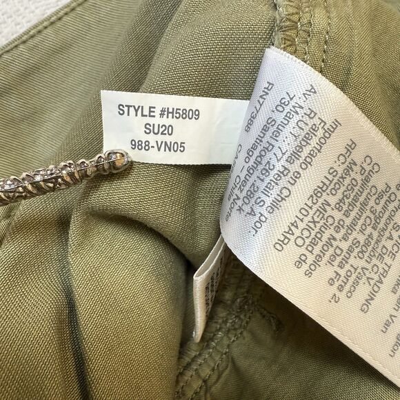 J. Crew Shorts Size 4 Mid Rise Chino Olive Green Cotton Blend 6.5" Stretch H5809 - Picture 5 of 13
